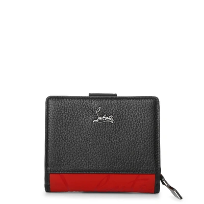 Shop Christian Louboutin Paloma Mini Black Red Wallet