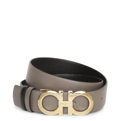 Shop Ferragamo Reversable And Adjustable Gancini Belt