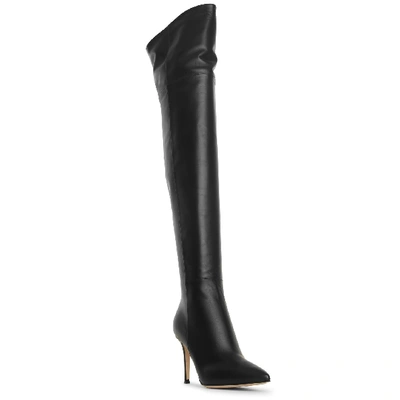 Shop Gianvito Rossi Valeria 85 Over Knee Leather Boots