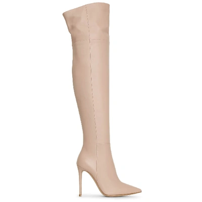 Shop Gianvito Rossi Valeria 105 Over Knee Leather Boots