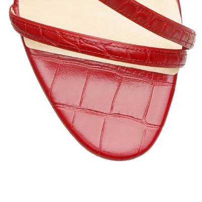 Shop Christian Louboutin Selima 85 Red Sandals