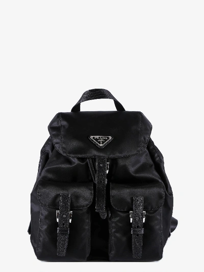 Shop Prada Backpack In Black
