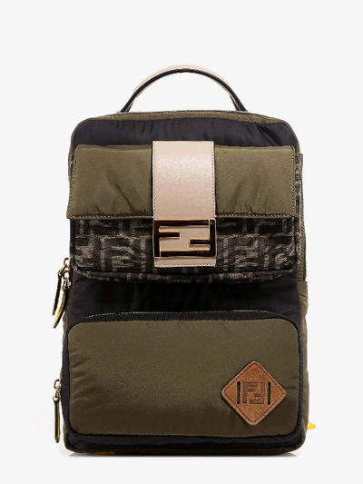 Shop Fendi Backpack In Brown