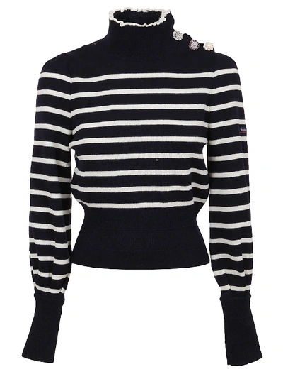 Shop Marc Jacobs Armor Lux X The Breton In Navy Multi