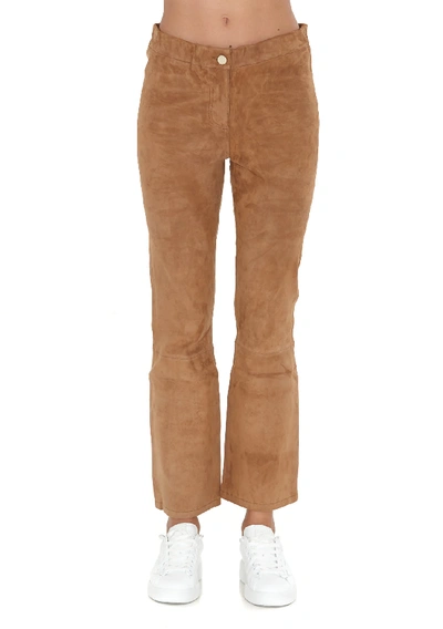 Shop Arma Lively Cigar Pants In Brown