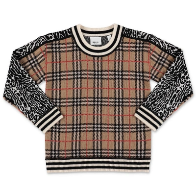 Shop Burberry Sweater In Check