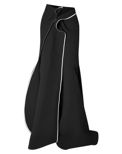 Shop Maticevski Woman Long Skirt Black Size 12 Polyester