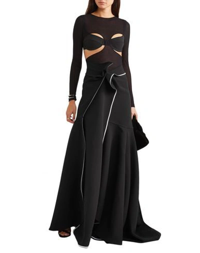 Shop Maticevski Woman Long Skirt Black Size 12 Polyester
