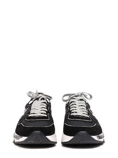 Shop Golden Goose Sneakers Running Sole In Black