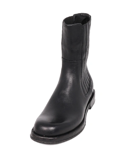 Shop Dolce & Gabbana Leather Boot Black