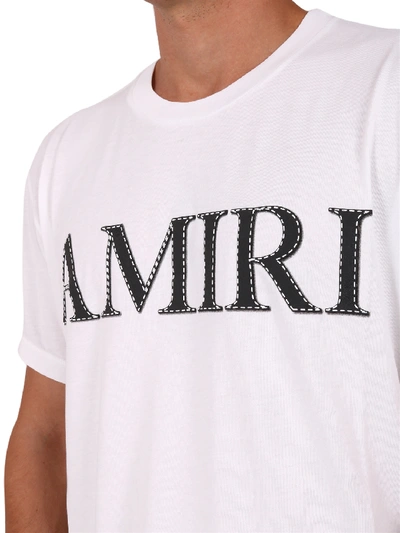 Shop Amiri T-shirt Logo White