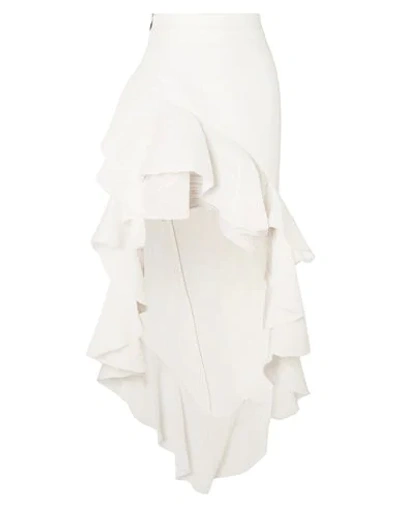 Shop Maticevski Mini Skirts In White