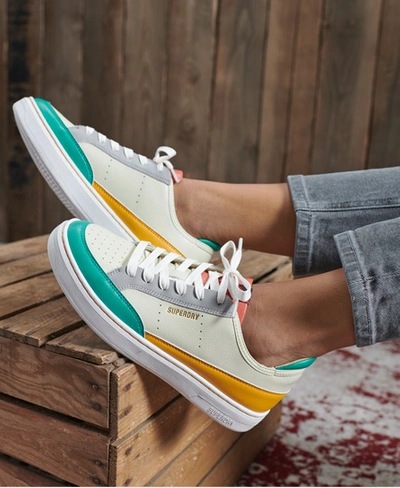 Superdry Women's Vegan Basket Lux Low Trainers Yellow | ModeSens