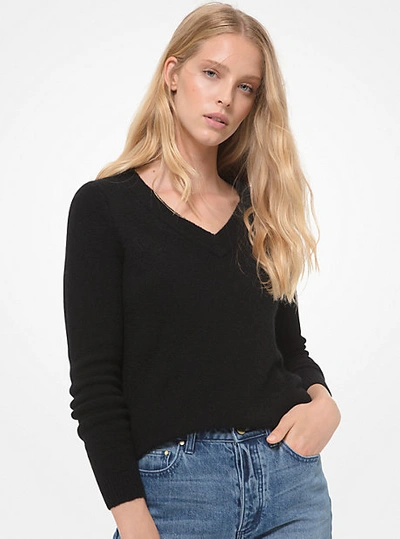 Shop Michael Kors Knit Sweater In Black