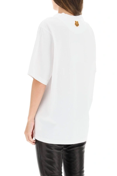 Shop Kenzo Tiger Oversized T-shirt In White,black