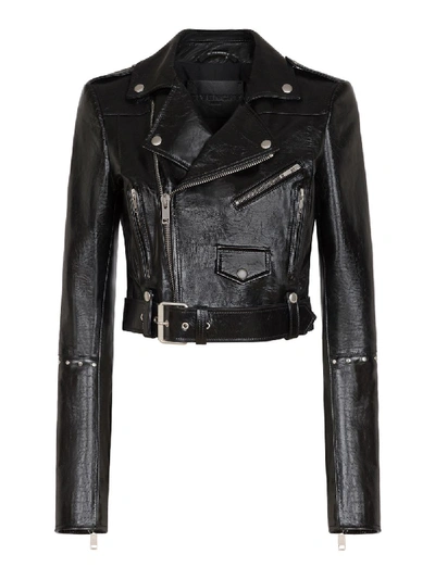 Shop Givenchy Black Classic Biker Jacket