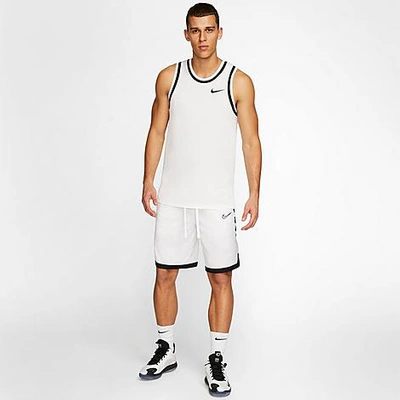 Shop Nike Dri-fit Elite Basketball Shorts In White