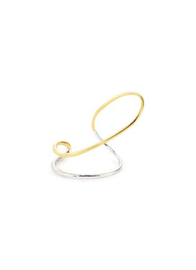 Shop Charlotte Chesnais 'ivy' Curve Bracelet In Metallic