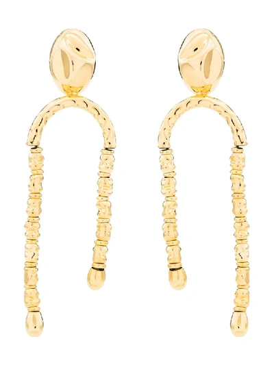 Shop Monica Sordo 24kt Gold Plated Uricao Chandelier Earrings
