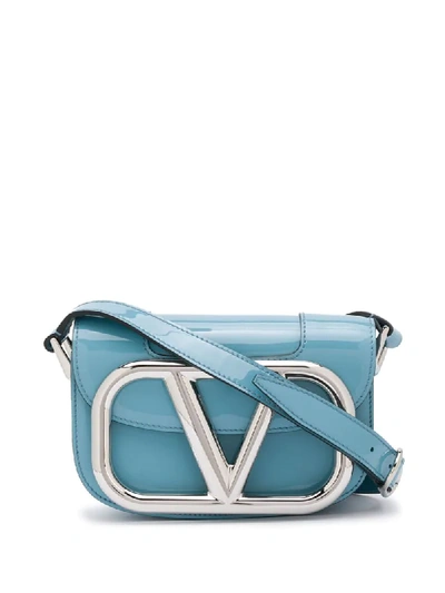 Shop Valentino Supervee Crossbody Bag In Blue