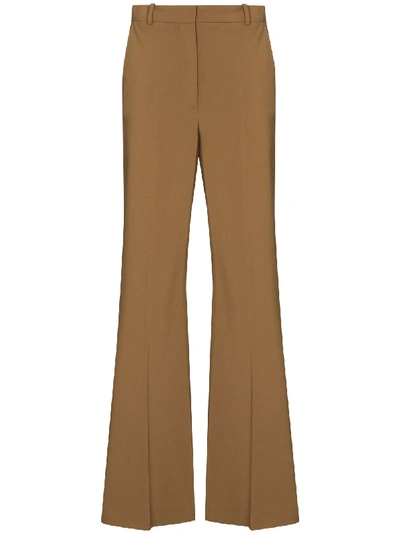 Shop Joseph Tambi Wide-leg Tailored Trousers In Neutrals