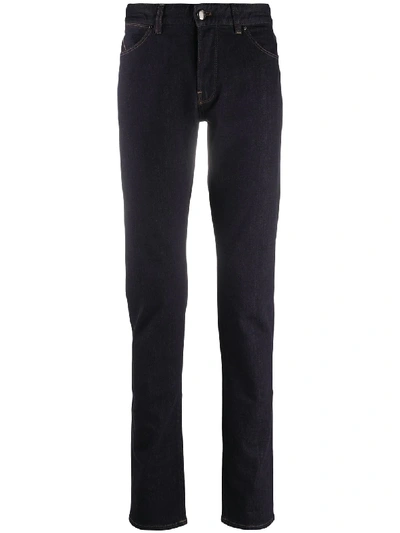 Shop Pt05 Mid-rise Slim-fit Jeans In Blue