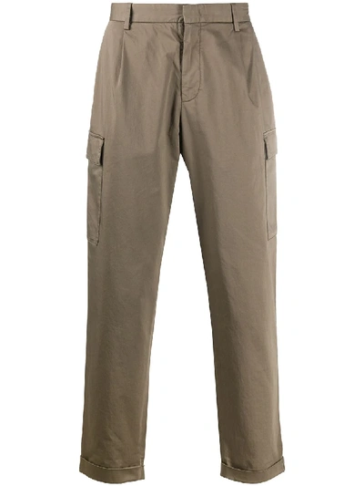 Shop Z Zegna Straight-leg Trousers In Neutrals