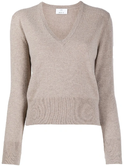 V-NECK CASHMERE JUMPER