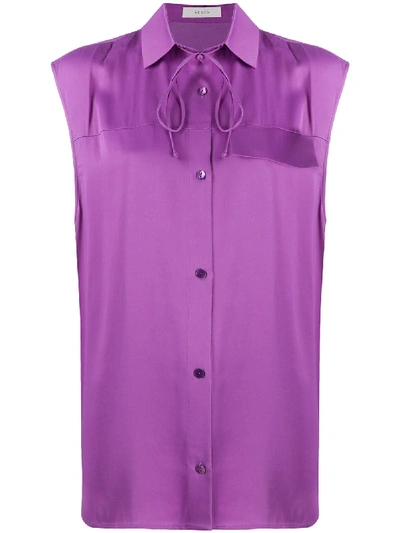 Shop Aeron Sleeveless Shirt In Purple