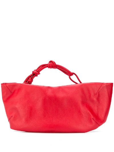 Shop Aeron Ruched Shoulder Bag In Red