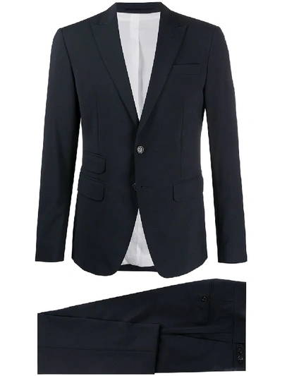 Shop Dsquared2 Single-breasted Suit In Blue