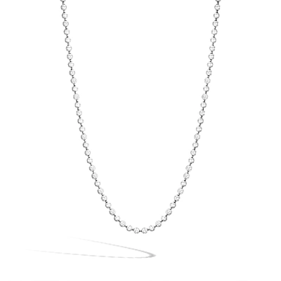 Shop John Hardy Ball Chain 3mm Necklace In Sterling Silver