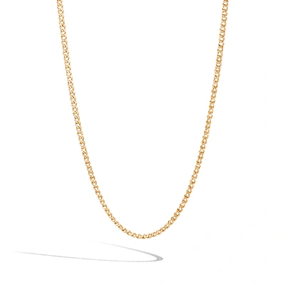 Shop John Hardy Curb Chain Necklace, 2mm In Gold