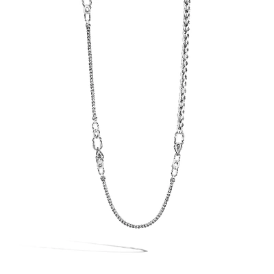 John Hardy Silver Asli Classic Chain Link 3.5mm Slim Chain Sautoir Necklace In Multicolor