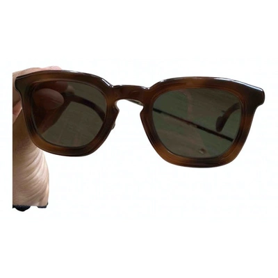 Pre-owned Moncler Brown Sunglasses