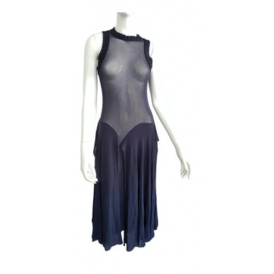 Pre-owned Jean Paul Gaultier Blue Dress