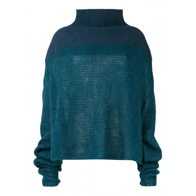 Pre-owned Ben Taverniti Unravel Project Blue Wool Knitwear