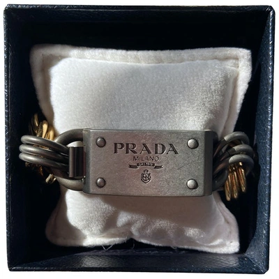 Pre-owned Prada Gold Chain Bracelet