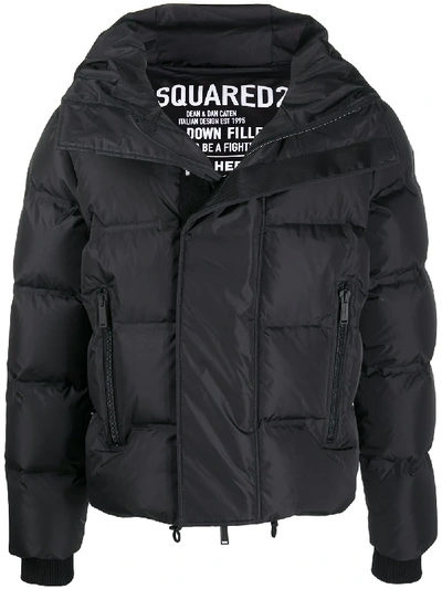 Shop Dsquared2 Padded Jacket In Black