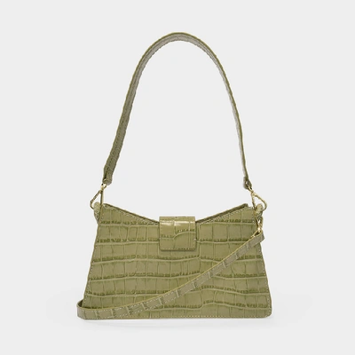 Shop Elleme Baguette Bag In Green