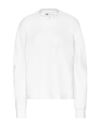 Shop Y-3 Sweatshirts In White