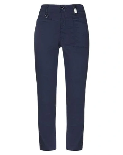 Shop High By Claire Campbell Pants In Dark Blue