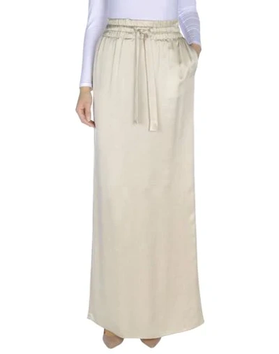 Shop Gucci Maxi Skirts In Beige