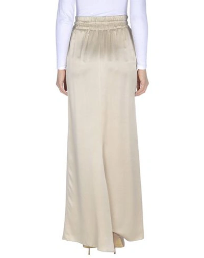 Shop Gucci Maxi Skirts In Beige