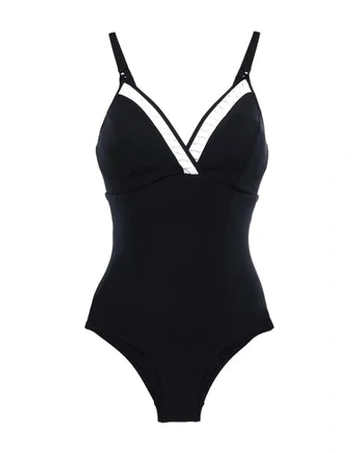 Shop Jets By Jessika Allen One-piece Swimsuits In Black