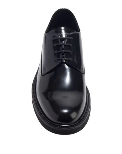Shop Emporio Armani Man Lace-up Shoes Black Size 8 Calfskin