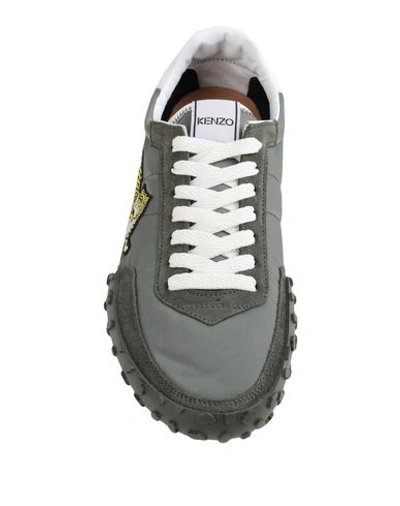 Shop Kenzo Sneakers In Military Green