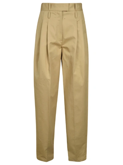 Shop Jejia Wide Thigh Long Trousers In Light Brown