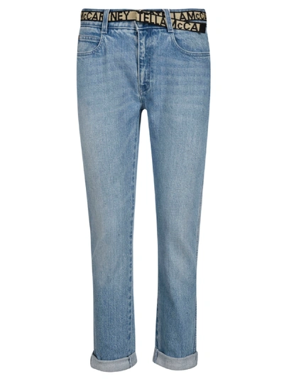Shop Stella Mccartney Belted Jeans In Blue