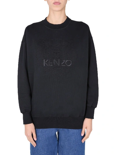 Shop Kenzo Loose Fit Sweatshirt In Nero